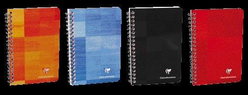 Notitieboek Clairefontaine Spiraal Lijn 110x170mm