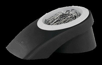 Papercliphouder Vegas zwart inclusief 100 paperclips