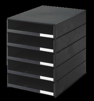 Styroval Ladebox 5 Laden Zwart, Open, Gerecycled