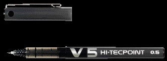 Pilot Hi-Tecpoint BX-V5 F Zwart