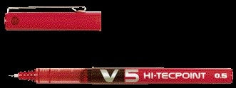 Pilot Hi-Tecpoint BX-V5 F Rood Nauwkeurig