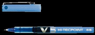 Pilot Hi-Tecpoint BX-V5 F Inktroller met Klikdop, Blauw