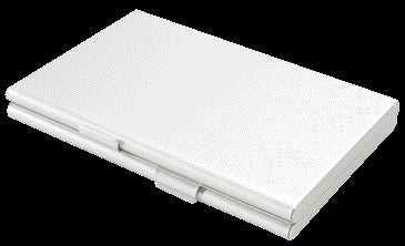Sigel Duo Aluminium Visitekaartdoos 94x64x8 mm
