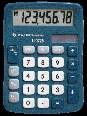 Texas TI-1726 SuperView rekenmachine