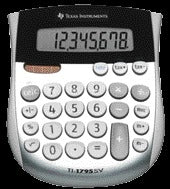 Texas TI-1795 SuperView 8-Cijferige LCD Calculator