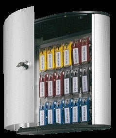 Sleutelkast Aluminium voor 18 Sleutels, inclusief 6 Key Clip Hangers