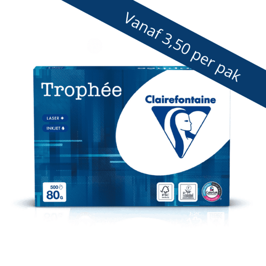 Clairefontaine – Superieur – 80 g/m2 – wit (CIE171) – A4 – 500 vel